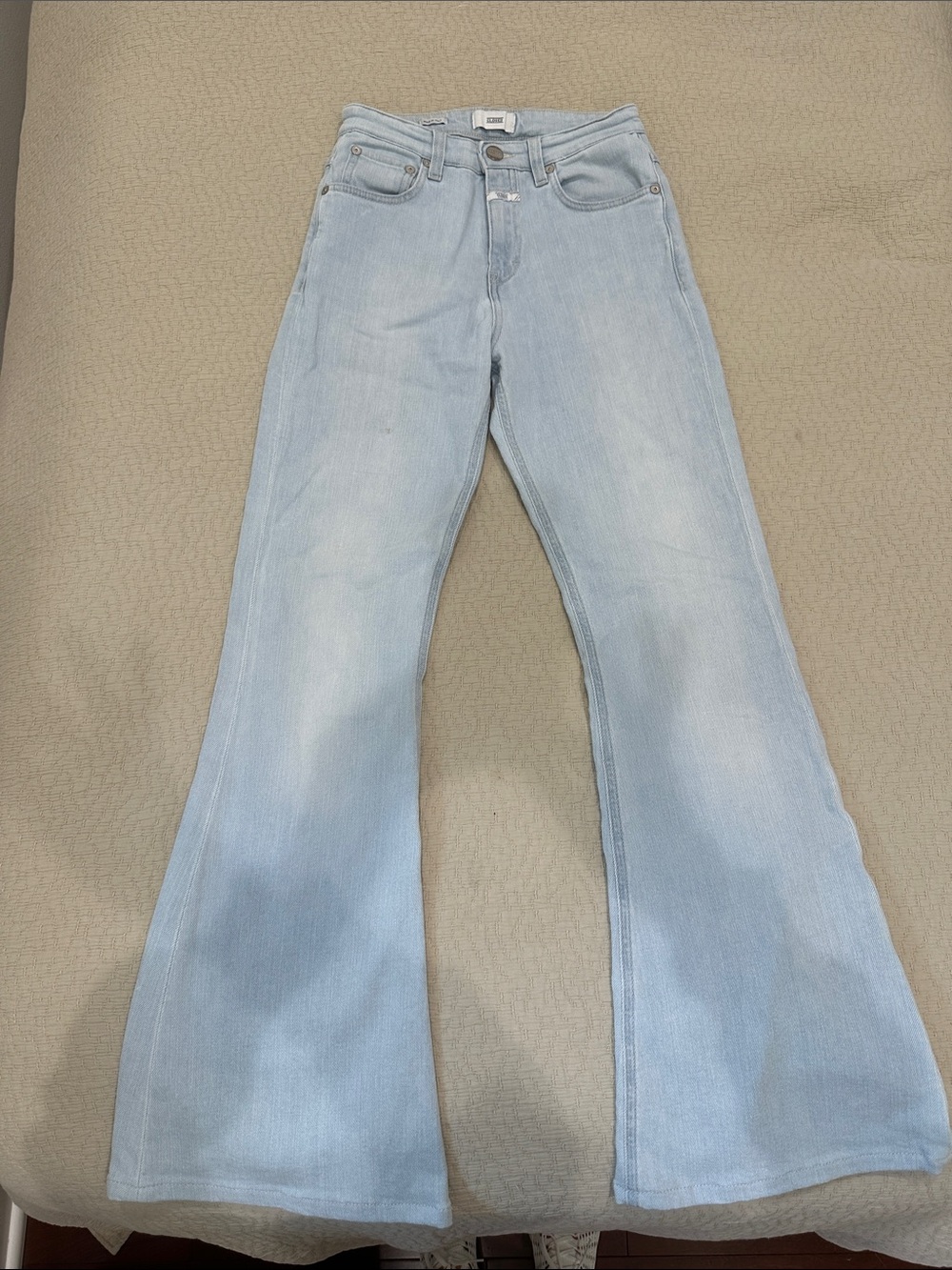 Closed Pale Blue High-Rise Wide-Leg Jeans